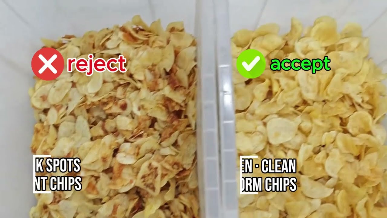 Potato Chips Color Sorter | High-Frequency Feeding Improves Sorting Accuracy