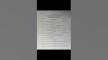 BSc Computer Science Sem-VI Computer Networks Degree Third Year Computer Science Question Paper