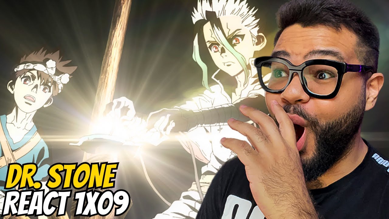 QUE HAJA LUZ! DR. STONE Temporada 1 Episódio 9 REACT 