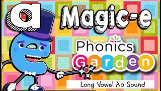 A_E | Silent E | Magic-E Man | Phonics Garden