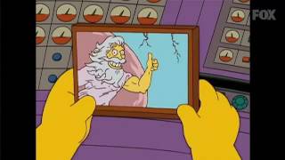 Homero Simpson ora a dios para todo