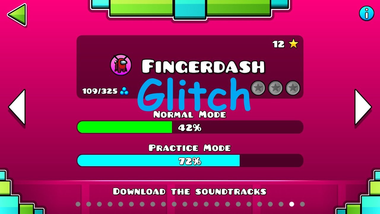 A Glitch in Fingerdash - YouTube
