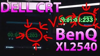 CRTs Not The Standard in Input Latency? BenQ XL2540 vs Dell CRT Lag Test