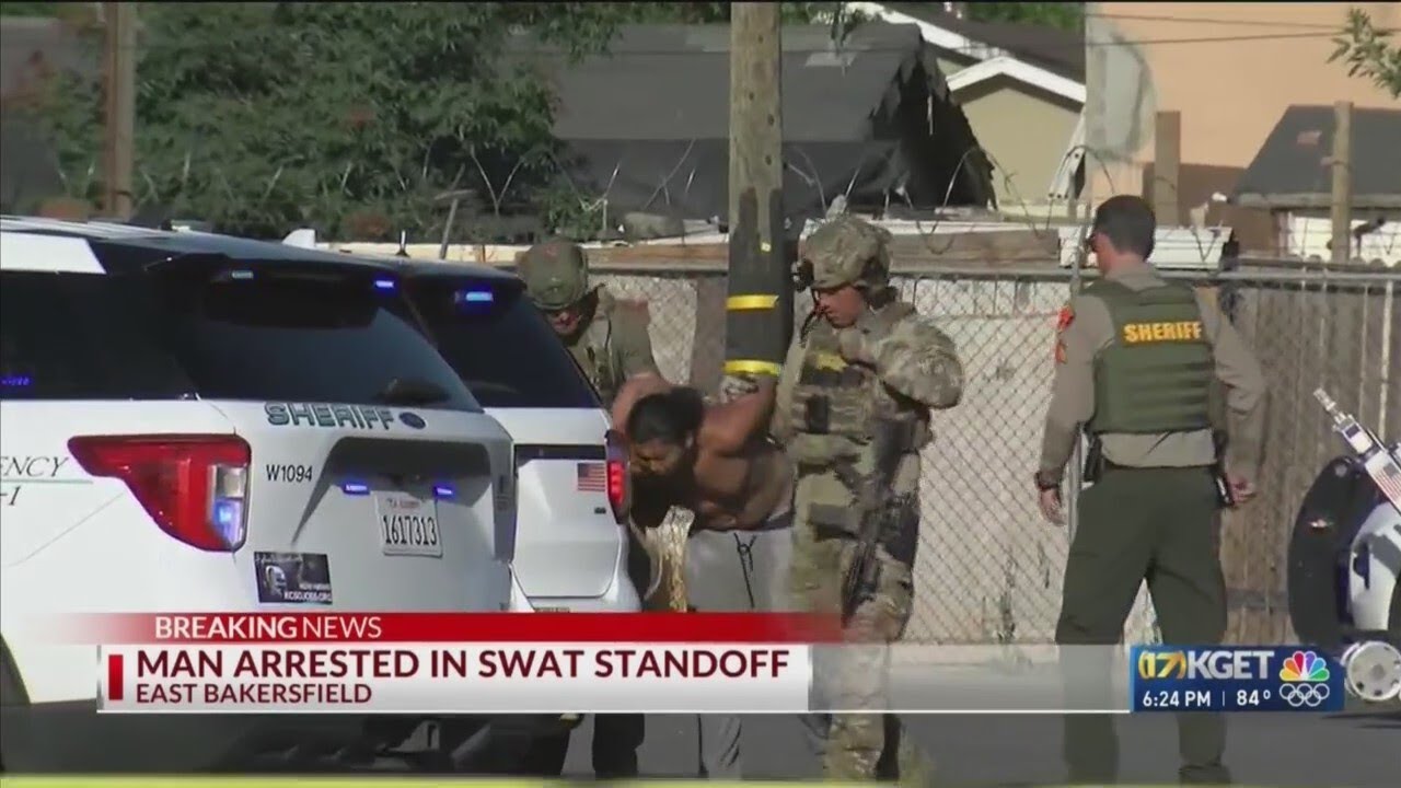 Man taken into custody following SWAT standoff at East Bakersfield ...