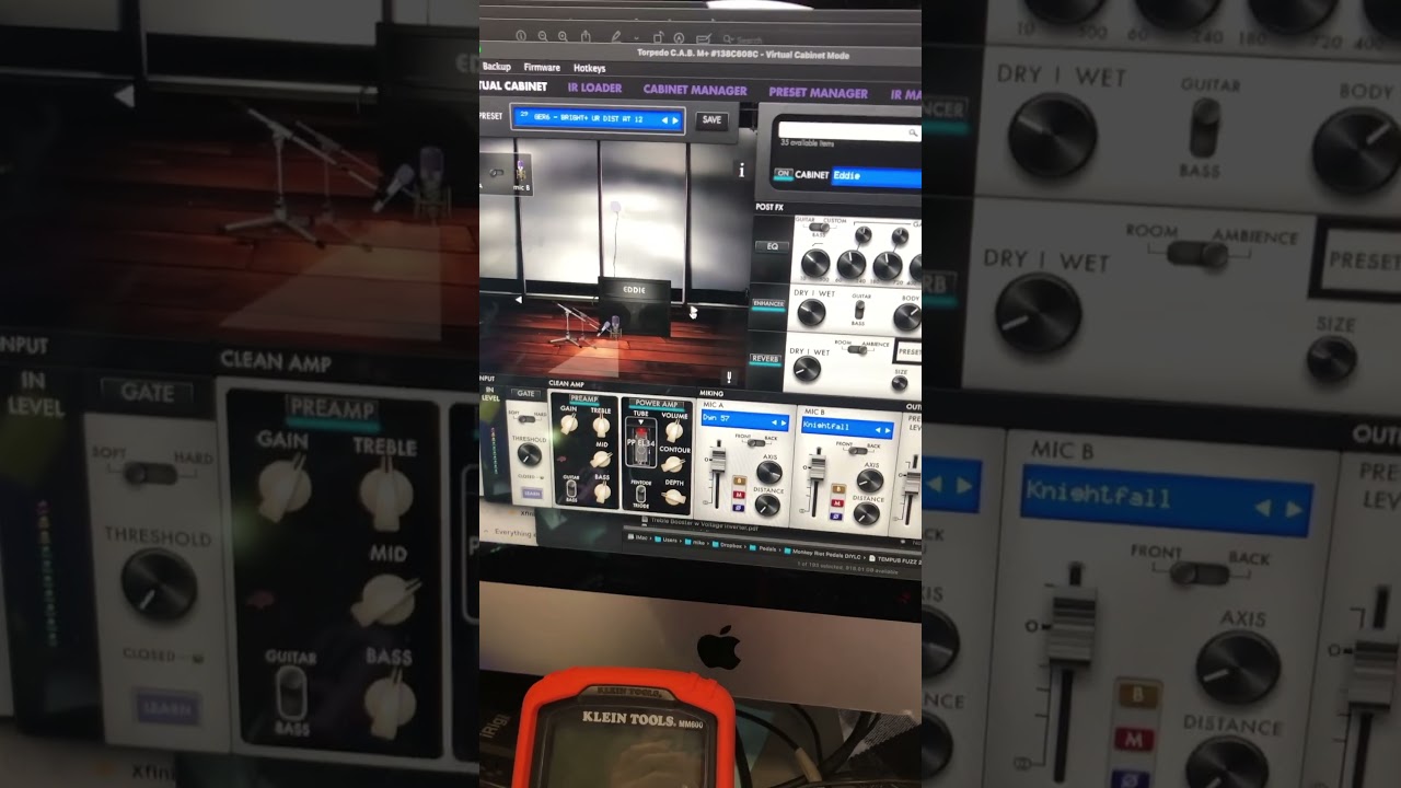 Torpedo CAB M - Part of my pedal demo rig.