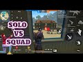 FREE FIRE GAME PLAY SOLO VS SQUAD NEW 2021 VIDEO #1