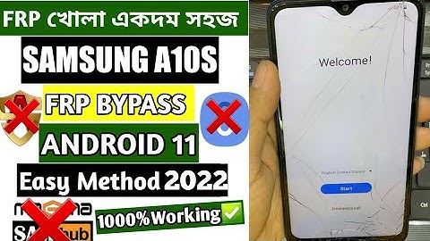 Samsung A10s Frp Bypass Android 11 Easy Method /2022 U8/ Without Alliance Shield/1000%Work✅✅