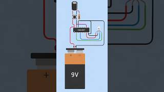 RGBLED Control One Button | CD4017 Circuit