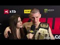 Robert Ruchała z pasem tymczasowym po KSW 80 | Wywiad backstage