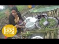 mini bamboo shoot curry || village food kitchen || lajimbudha ||