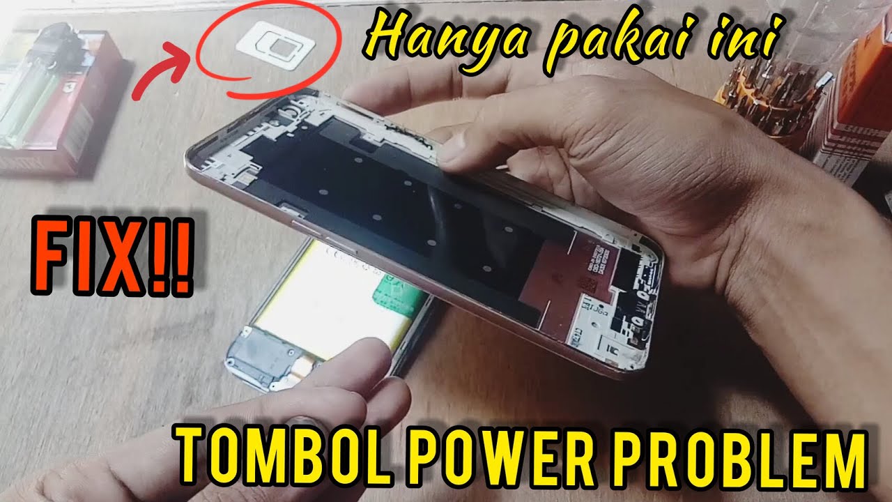 CARA MUDAH PERBAIKI TOMBOL POWER OPPO F1 F1S