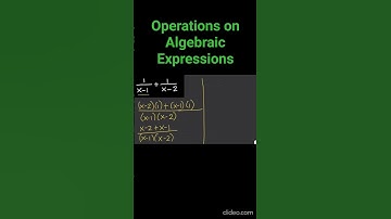Solving operations on algebraic expressions https://youtu.be/Or21yWKHQ6k?si=kTYP8J38lLZqGsj9