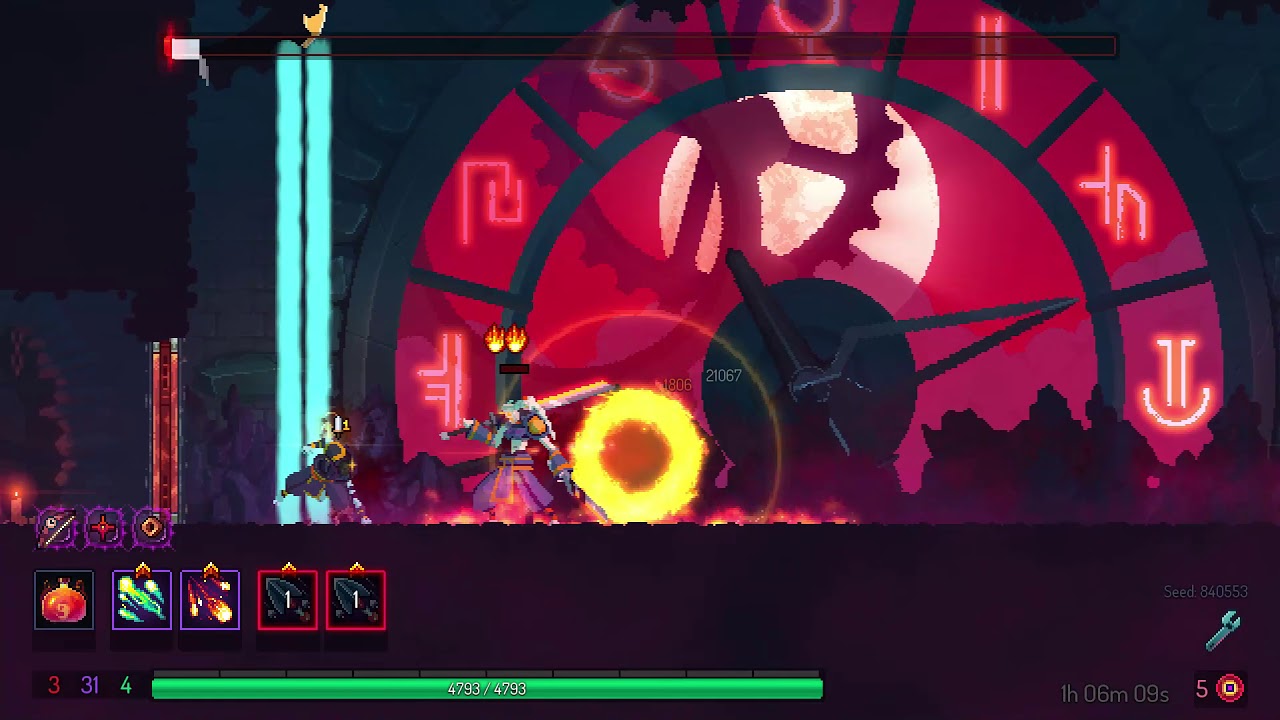 Dead Cells 5 BC - Defeating the Time Keeper (flawless)
