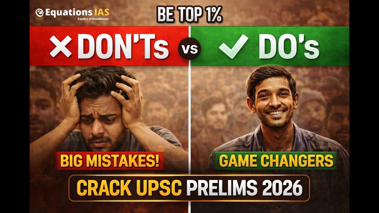 UPSC Prelims 2026: DO’s & DON’Ts to Crack Exam | Top 1% Strategy ...