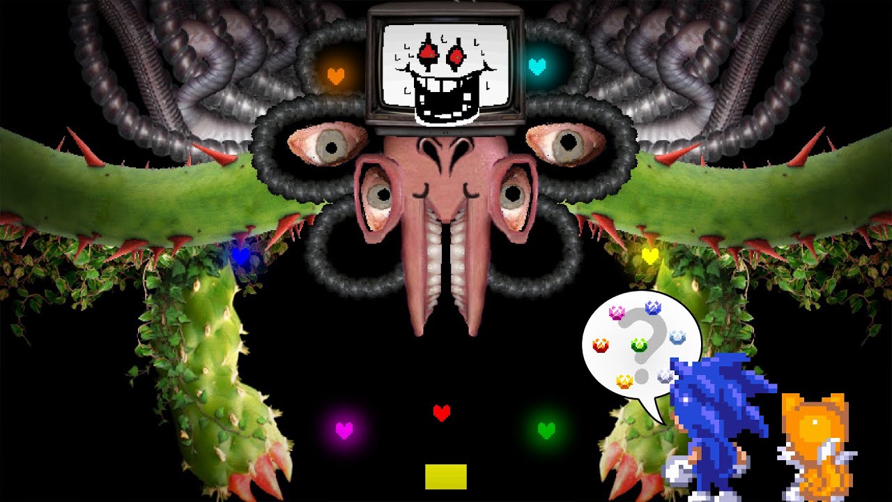Someone just recreated Photoshop Flowey Battle in Sonic 3 A.I.R.