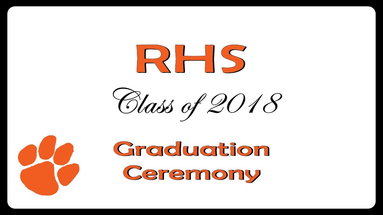 2018 Rosman High School Graduation YouTube