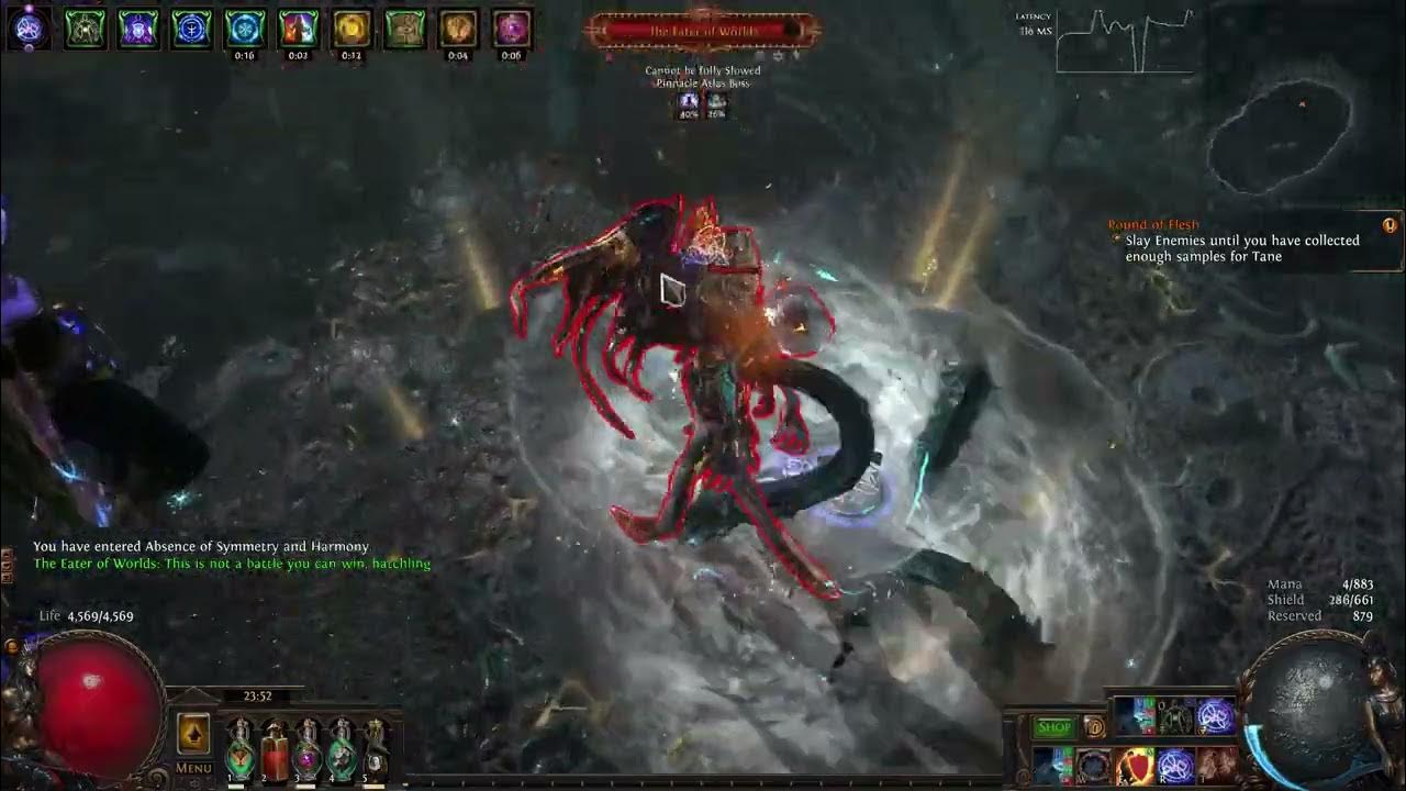 Ignite vortex elemantalist 3.20 sanctum league Eater boss YouTube