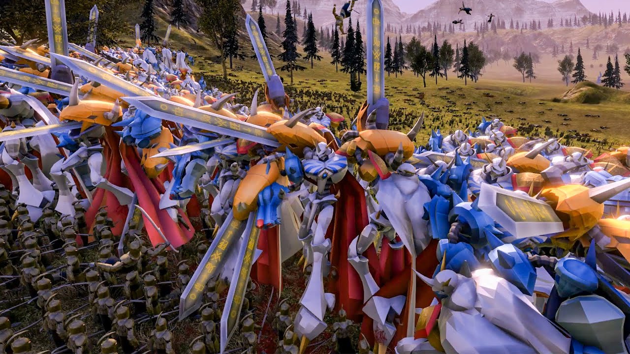 500 Omnimons VS 20000 Elf Warrior No Shields   - Ultimate Epic Battle Simulator 2 UEBS 2