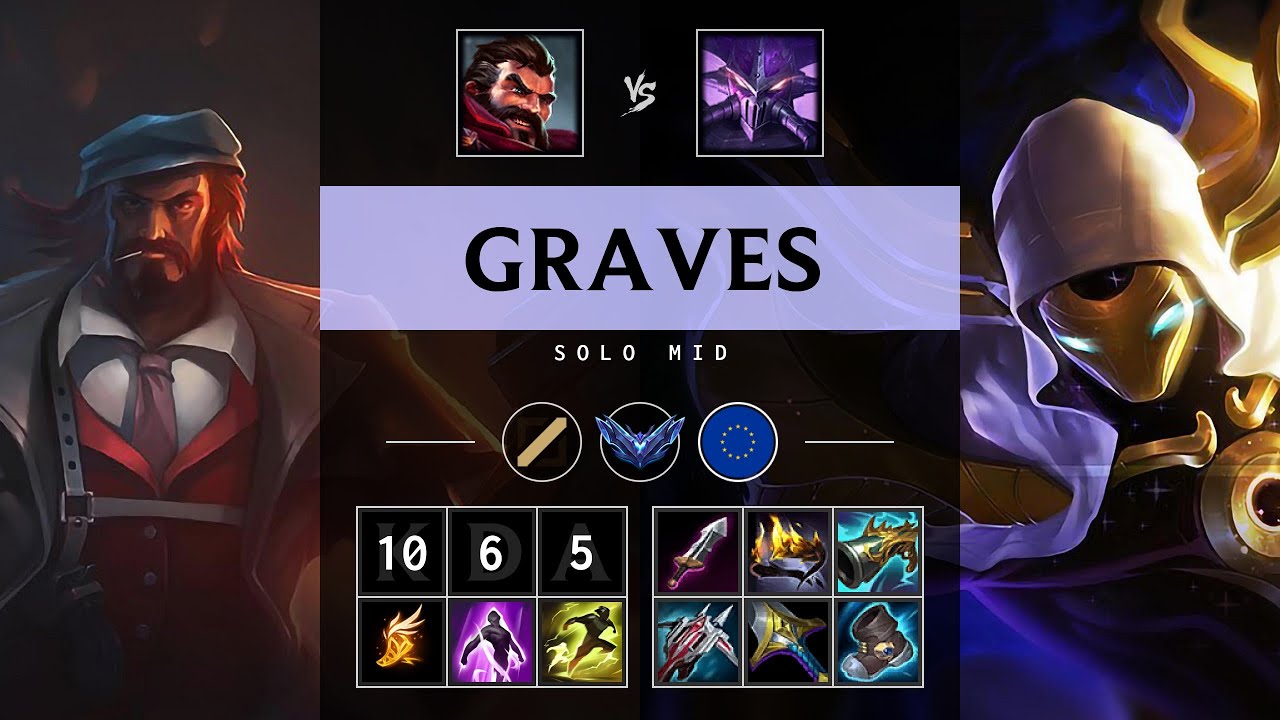 Graves Mid vs Kassadin - EUW Diamond Patch 25.12