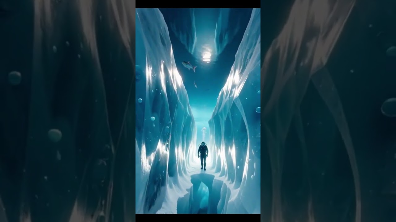 What Lies Under the Frozen Ocean? 🌊🧊 (4K Real ASMR Exploration)