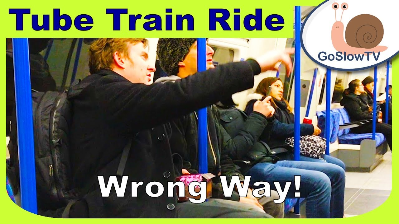 London Underground Tube Ride WRONG WAY! | Northern Line | Slow TV