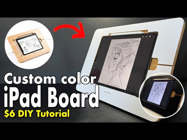 DIY iPad Stand for Drawing - Hydrangea Treehouse