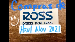 Compras de la tienda ROSS / Ross Haul