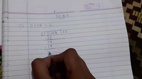 Class 4 | chapter  6 | division  | EX 6.1 AND 6.2