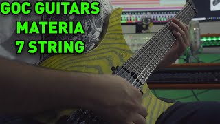 Headless, Fanned Fret, and Under $700!? GOC Guitars Materia 7 String Demo