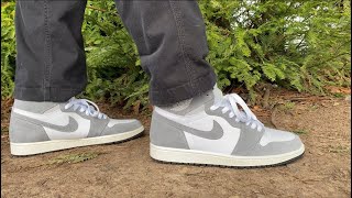 Early Look At Air Jordan 1 High Og Washed Black - On Foot Review And Sizing Guide - Option B