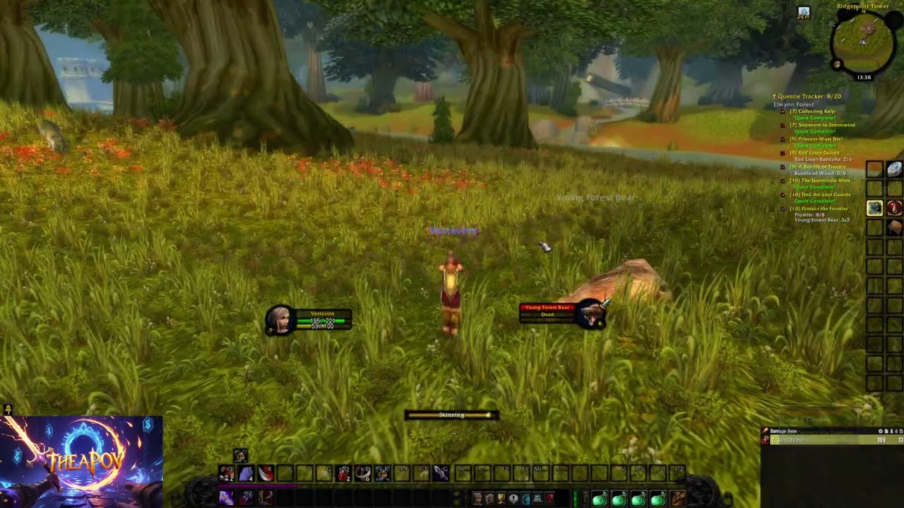 WOW Classic Journey. Rogue leveling Longplay relaxing. Part 1