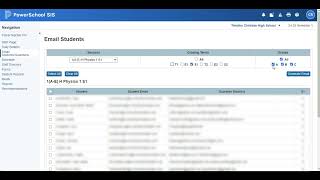 PowerSchool Teacher Email