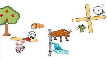 Just Spin(WEEGOON) All Levels 21-30-Android Gameplay Walkthrough - Funny Stickman Brain Puzzle Game