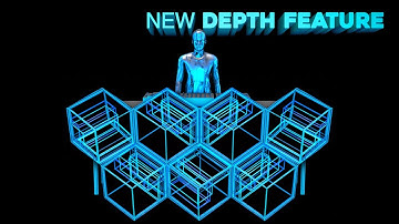 Upside DJ Booth - Depth Video-Mapping structure loops pack by www.stageloops.com