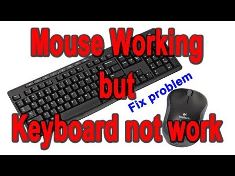 Mouse working but keyboard not working|| problem solved YouTube