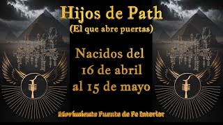 SIGNO ZODIACAL EGIPCIO &quot;HIJOS DE PATH&quot; 𓂀 (nacido del 16 de abril al 15 de mayo)