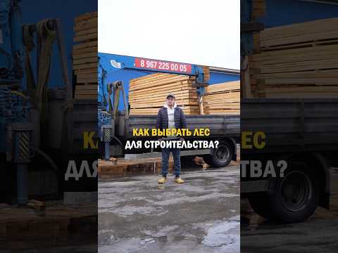 КАК ВЫБРАТЬ ЛЕС ДЛЯ СТРОИТЕЛЬСТВА? / ДОМ ПОД КЛЮЧ