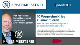 Episode 31 10 Wege Eine Krise Zu Maximieren