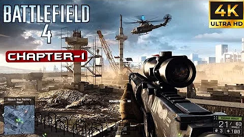 BATTLEFIELD - 4  ||CHAPTER - 1  "BAKU"||  (BF4) (4K60FPS) (NO-COMMENTARY) #gaming #battlefield