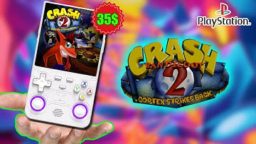 Crash Bandicoot 2 On This 35$ Gaming Console! | R36 Ultra Gameplay 2025