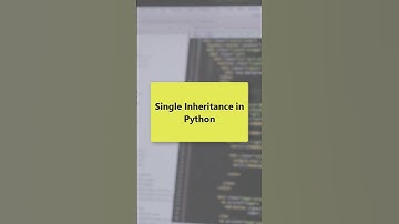 Single Inheritance in Python