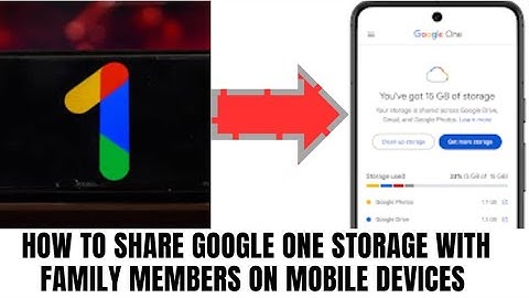 How to Share Google One Storage with Family Members on Mobile device