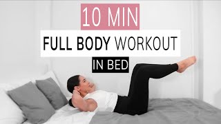 FULL BODY WORKOUT IN BED | get toned at home