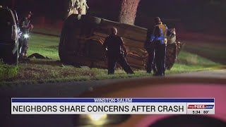 Neighbors share concerns after Winston-Salem crash