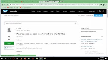 Period is not open  for account type k /s  310000(how to solve this type of errors)