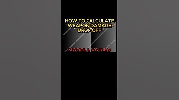 How to calculate WEAPON DAMAGE DROP OFF | Why Damage Range Matters