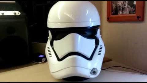 Star Wars Storm Trooper head 1:1  Bluetooth speaker first video
