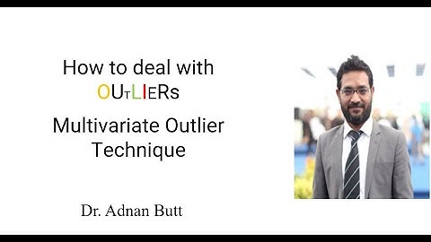 How to deal with Outliers multivariate outliers detection technique