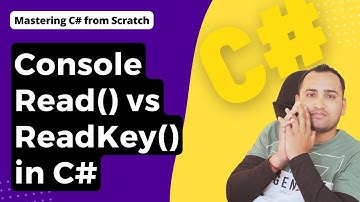 Console.Read() vs Console.ReadKey() in C# Console application | C# Tutorial for Beginners