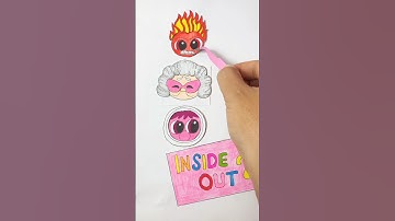 Inside Out 2 🔥 Easy paper puzzle game #paperdiy #insideout #insideout2 #sasudiy